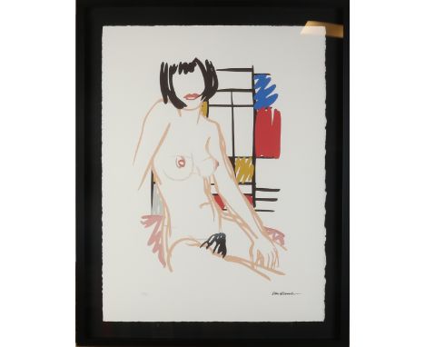 Tom Wesselman.&nbsp;1931 - 2004. No.&nbsp;18/199.&nbsp;Naked woman.&nbsp;Lithograph on paper.&nbsp;Dimensions: H 76 x W 57 cm