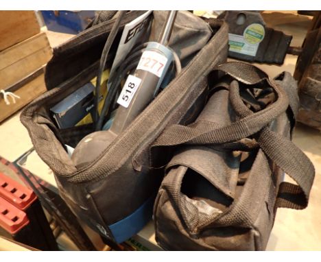 Erbauer 150mm Rotary sander with bag and discs and Erbauer 1/4 sheet sander with bag and instructions  CONDITION REPORT: The 