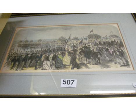 A 19th Century print opening of the West Pier, Brighton, print Bognor and another 'All in the Days Work'