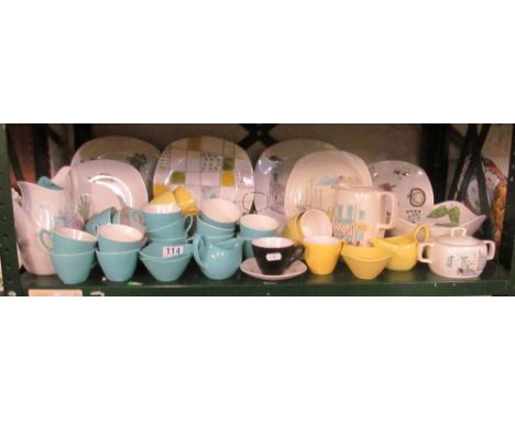 Various Midwinter china including Cannes