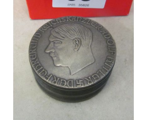 A modern snuff box with Nazi insignia