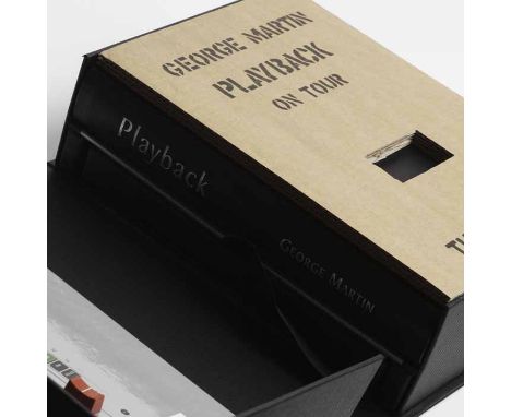 GEORGE MARTIN: PLAYBACK DELUXE EDITION 
deluxe edition no. 29/250, signed by Sir George Martin CBE, Genesis Publication Ltd; 