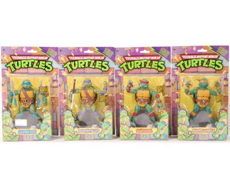 A full set of Playmates made ' Teenage Mutant Ninja Turtles ' ' Classic Collection ' large scale action figures. Full set com