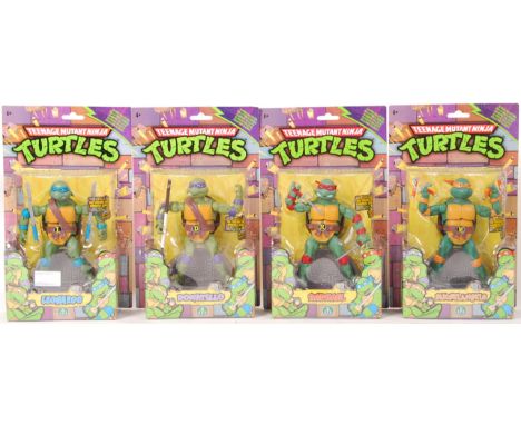 A full set of Playmates made ' Teenage Mutant Ninja Turtles ' ' Classic Collection ' large scale action figures. Full set com