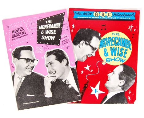 Two early vintage Morecambe &amp; Wise theatre programmes. The first from the ABC Blackpool, and the other from the Winter Ga
