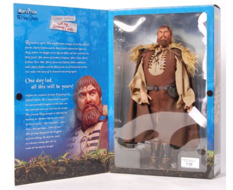 A Sideshow Collectibles made ' Monty Python And The Holy Grail ' 12" scale action figure of ' Michael Palin as The King Of Sw