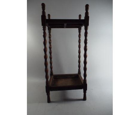 An Edwardian Four Division Stick Stand. 