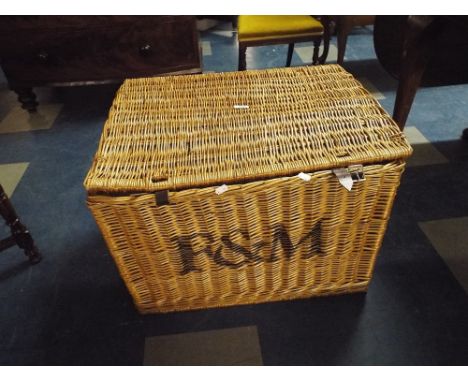 A Fortnum and Mason Wicker Hamper.