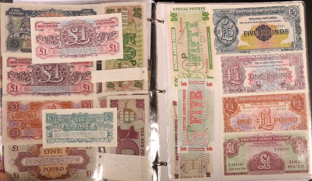 آموزش+ساک+زدن Collection of world banknotes including British Armed Forces ...