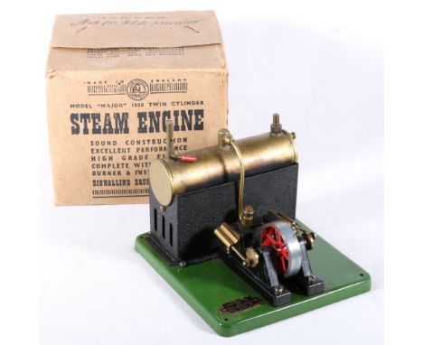 Signalling Equipment Ltd SEL 1550 twin cylinder steam engine boxed with two packing pieces