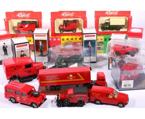 Collection of boxed model vehicles including three vanguards, 17 Lledo Days Gone, Vitesse, Elicor, Bypost etc, six Post Offic