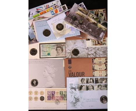 Eighteen Royal Mint and Royal Mail limited edition medallic covers including 2002 Golden Jubillee, 2008 Wrens Masterpiece, 20