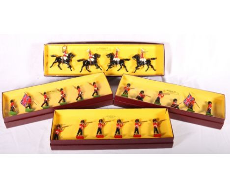 Four W Britain (Britains Petite Ltd) special collectors edition model soldiers sets including 8800 Coldstream Guards, 8810 Gr