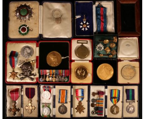 The medals awarded to Bertram Sidney Thomas OBE CMG (1892-1950) comprising Royal Scottish Geographical Society David Livingst