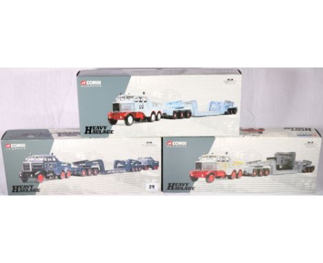 Corgi Classics Heavy Haulage 1:50 scale 17601 Hills of Botley Constructor and low loader 17602 Sunter Bros Ltd Constructor an