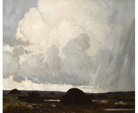 Paul Henry RHA (1876-1958) WESTERN SKIES, c.1919 oil on canvas signed lower left 20 by 24in. (50.8 by 61cm) Collection of Mau