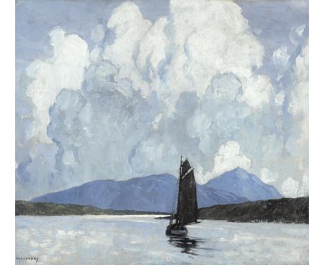 Paul Henry RHA (1876-1958) KILLARY BAY oil on canvas signed lower left; titled in pencil on stretcher on reverse 14 by 16in. 