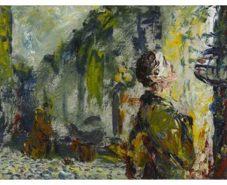 Jack Butler Yeats RHA (1871-1957) MORNING GLORY, 1945 oil on canvas signed lower right; titled on canvas verso; also with ori
