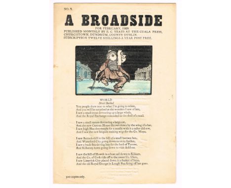 Jack Butler Yeats RHA (1871-1957) A BROADSIDE - TWENTY-EIGHT ISSUES, FEBRUARY 1909 TO MAY 1915 hand-coloured; (from a limited