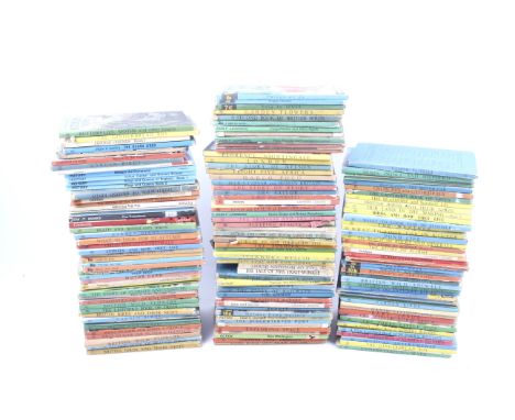 A collection of vintage children's books. Mostly published by Ladybird, including 'Garden Flowers', 'A Second Book of British