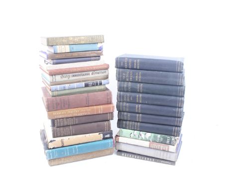 Ex Sitwell family library - a collection of assorted vintage books. Including poetry, Dickens, etc. 