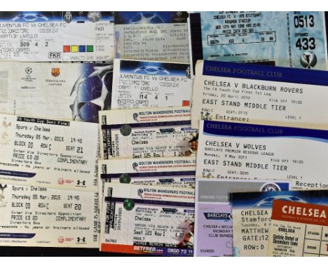 Chelsea match ticket selection to include 1965/1966 Shrewsbury Town (FAC), 2007/2008 Fenerbahce, 2009/2010 Wolves (Premier re