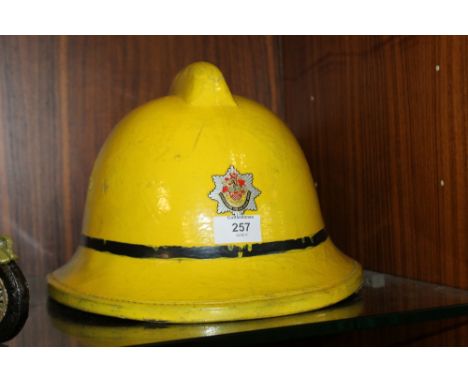 A GLOUCESTERSHIRE FIRE & RESCUE CROMWELL CORK HELMET