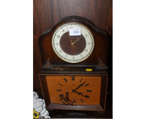 TWO VINTAGE SMITHS MANTEL CLOCKS