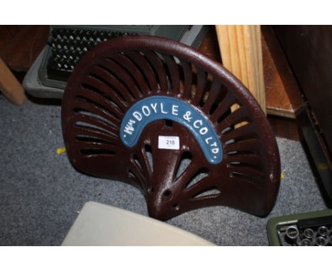 *A CAST DAYLE TRACTOR SEAT**