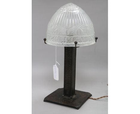 An Edgar Brant style table lamp