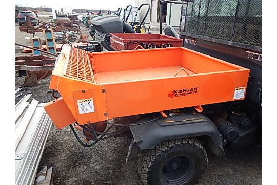 KUBOTA RTV1100 W, SNOW PLOW AND SALT SPREADER, 4WD, CAB, AIR, HEAT,DIESEL