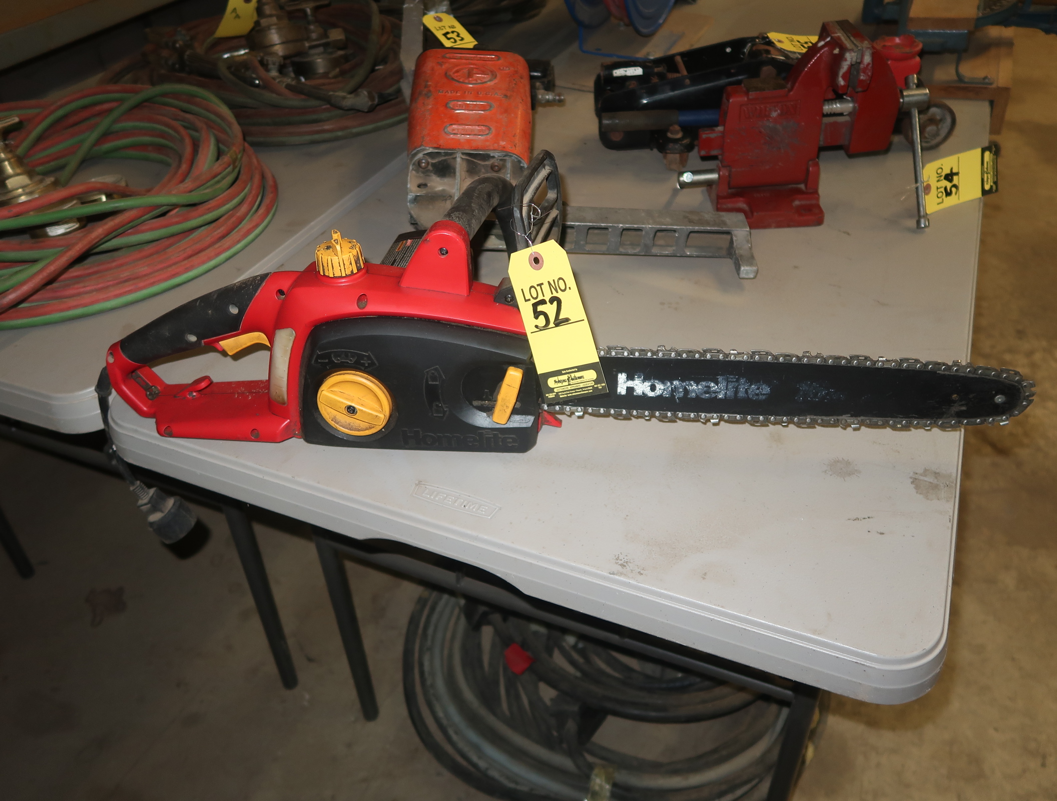 HOMELITE ELEC. POWERED CHAIN SAW MDL. UT43120A