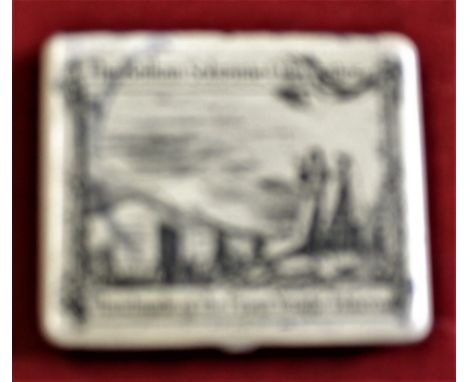 Albert Weinberg Balkan Sobranje Cigarettes, scarce vintage cigarette tin, 'Handmade of the Finest Yenidja Tobacco'. 3" x 2"