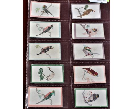 W.D. &amp; H.O. Wills Ruby Queen  Birds of the East 1912 series, (11) cards. Good to very good condition. 