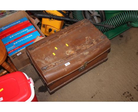 A metal trunk