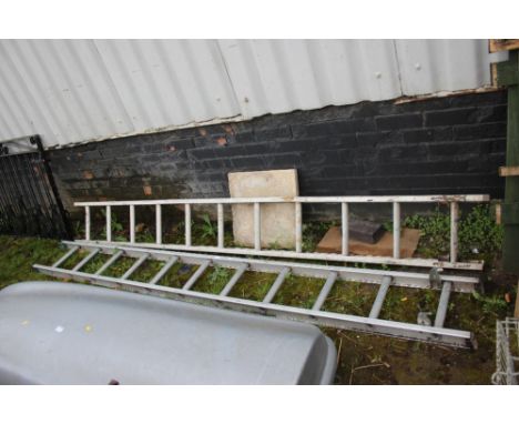 An aluminium ladder