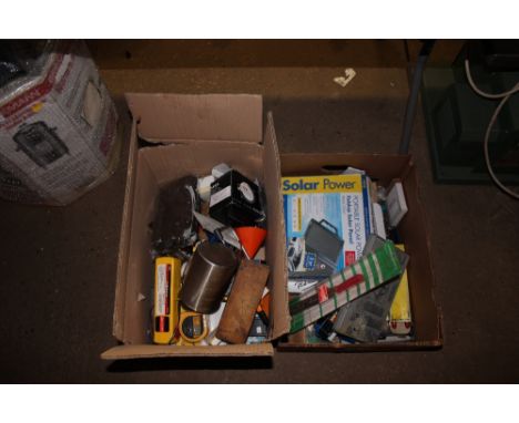 Two boxes of various tools 
