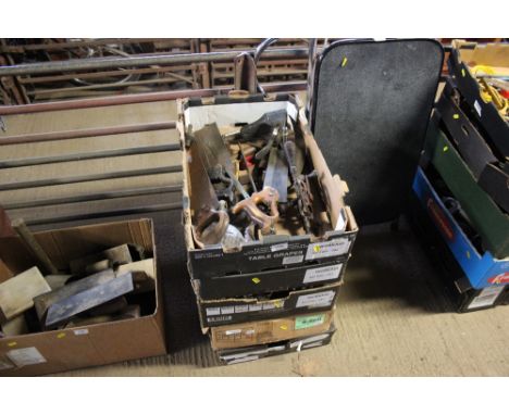 Five boxes of various tools