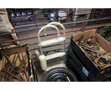 A boat ladder and fenders 