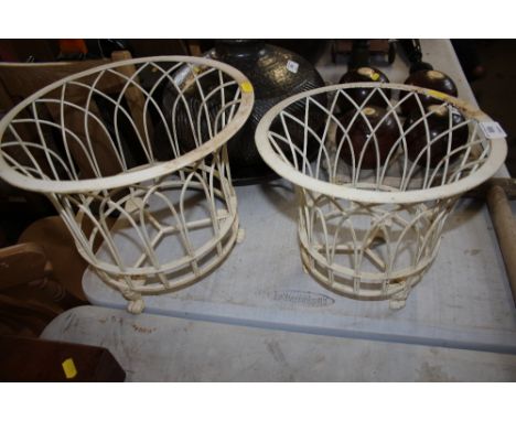 Two planter holders
