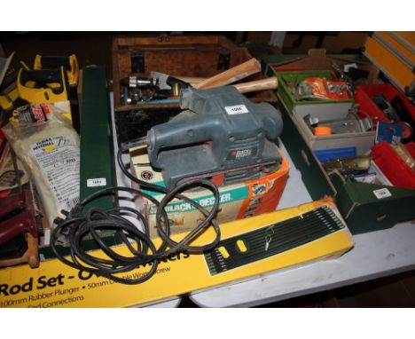 A Black & Decker sander 