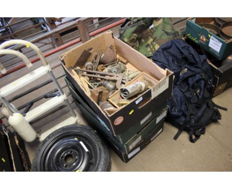 Four boxes of various tools 