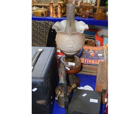 Vintage oil lamp and blow torch
