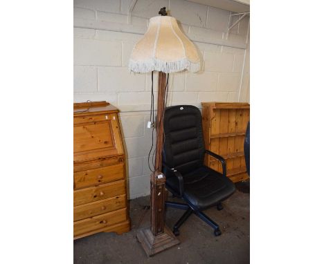 Lamp standard and shade