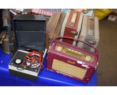 Five various vintage radios