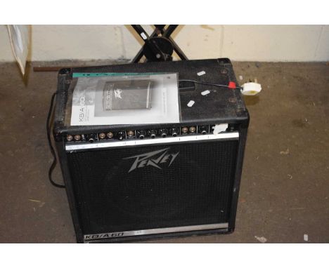 A Peavey guitar amplifier
