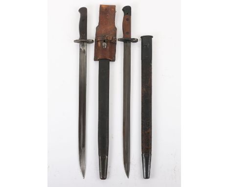 British 1907 Bayonet by Wilkinson, 2nd Military District Australia Unit Marked, in 1915 dated 1914 pattern frog. Accompanied 