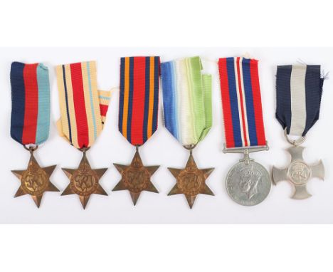 An Attributed WW2 Merchant Navy Distinguished Service Cross Medal Group of Six, Awarded for Bravery on the Ammunition Ship Cl