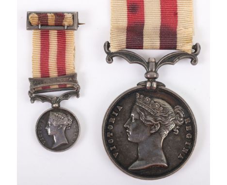 A Fine Indian Mutiny Medal to an Ensign in the 43rd (Monmouthshire) Light Infantry, medal without clasp awarded to “ENSIGN G.