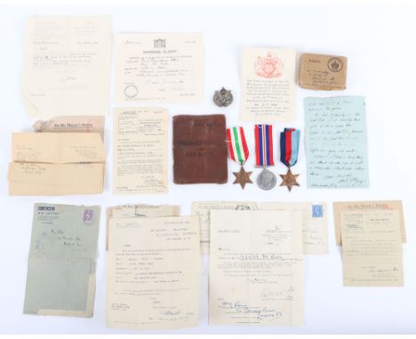 A Well-Documented WW2 Medal Group of Three to a member of 156th Battalion Parachute Regiment Army Air Corps, Killed During Op